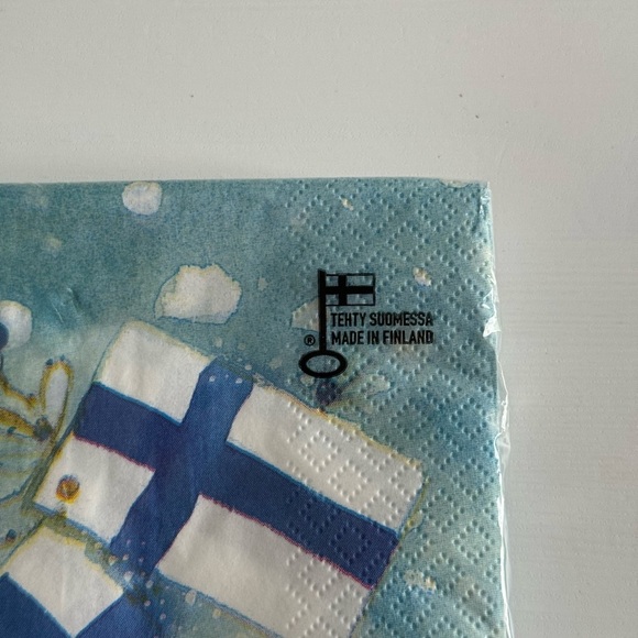 Havi Finnish Paper Dinner (20) and Cocktail (20) Napkins Minna Immonen Design - Picture 7 of 7